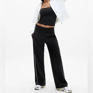 Athleta Venice Track Stripe High Rise Pant-Fuschia